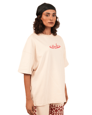 "CITY SLICKER" BEIGE T SHIRT