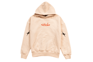 "SHOOTING STAR" BEIGE HOODIE