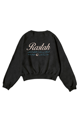 BLACK ACID WASH SWEATSHIRT MADE IN PAK (V4)