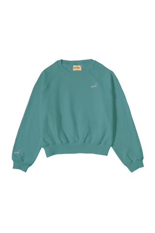 SEA GREEN MADE IN PAK SWEATSHIRT (V4)