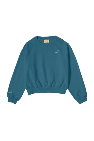 DARK CYAN MADE IN PAK SWEATSHIRT (V4)