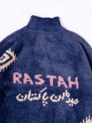 Faux Mink Diamond Pullover