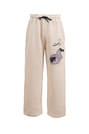 Delancey cream sweatpants