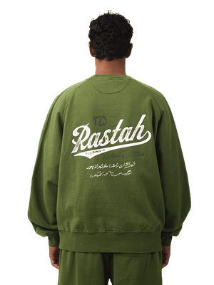 Olive green made in PAK sweatshirt (V5)