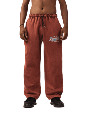 Rust acid wash made in PAK sweatpants (V5)