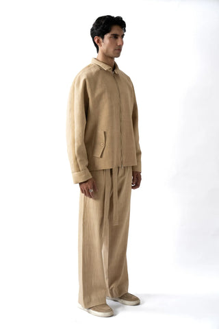 Cream Khaddar Jacket