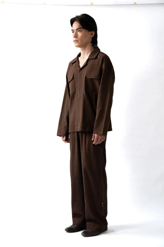 Brown Button Down