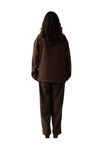 Brown Button-Down