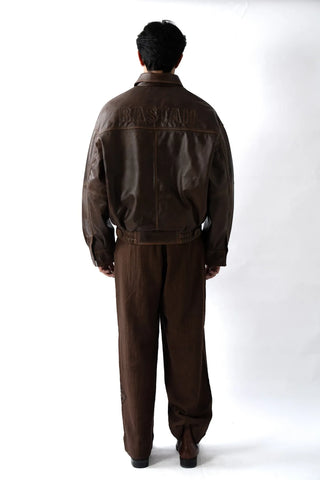 Heritage Leather Bomber Jacket