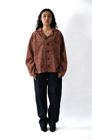 Crimson Ajrak Shirt