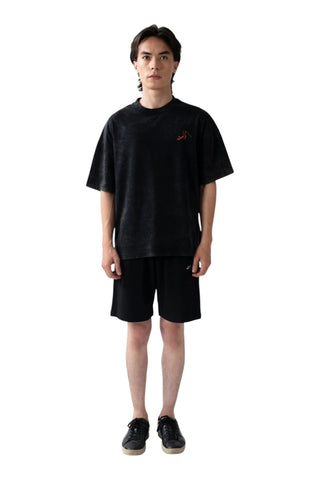 Black Acid Wash made in Pak T-shirt V6