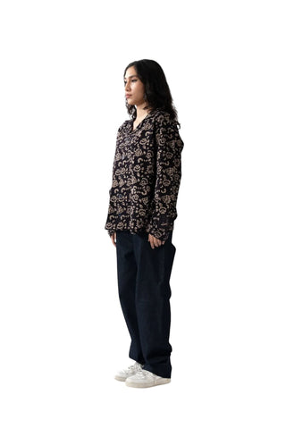 Mulberry Ajrak Button-Down