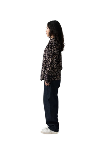 Mulberry Ajrak Button-Down