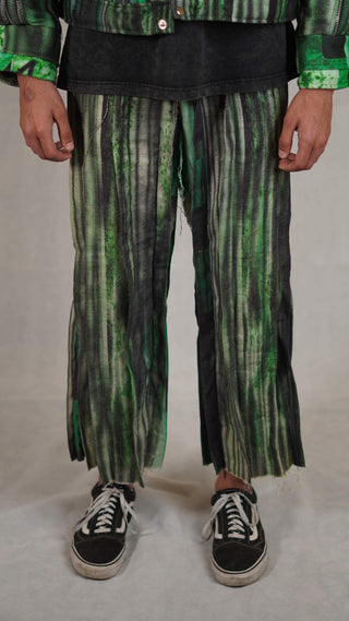 VIPER print handwoven party pants - Rastah
