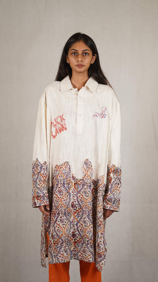 Fuck Lawn Block Print Kurta - Rastah