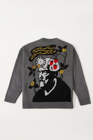 "BERGMAN" JAQUARD KNIT SWEATER - Rastah