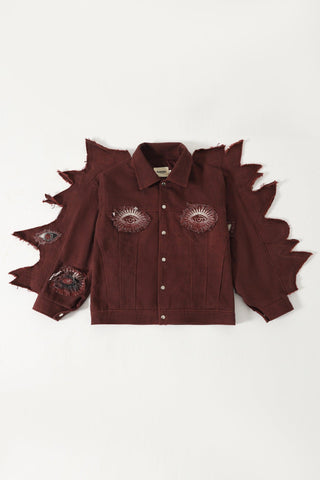 "MOTH" DENIM JACKET - Rastah