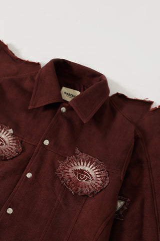 "MOTH" DENIM JACKET - Rastah