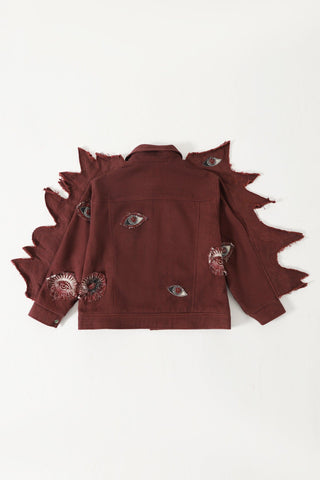 "MOTH" DENIM JACKET - Rastah