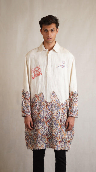 Fuck Lawn Block Print Kurta - Rastah