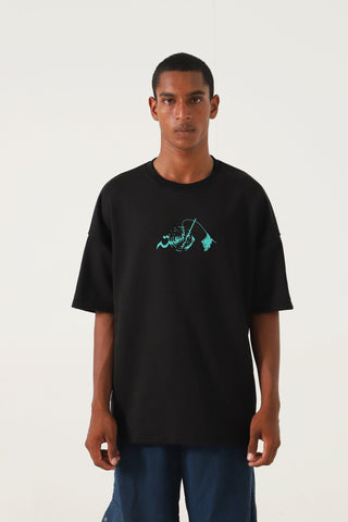 KOI KHABAR NAI - BLACK T-SHIRT - Rastah