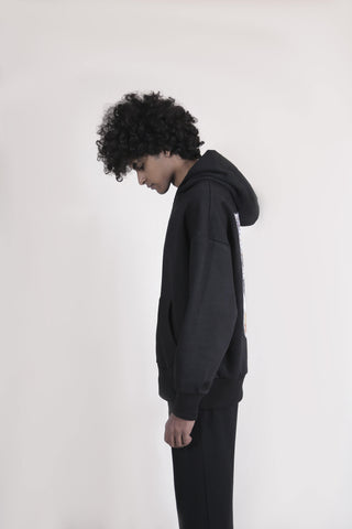 Black Jinnah Collage Hoodie - Rastah