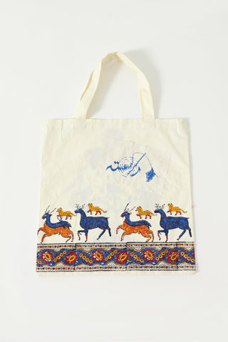 "THE RETURN" HAND BLOCKPRINTED TOTE BAG - Rastah
