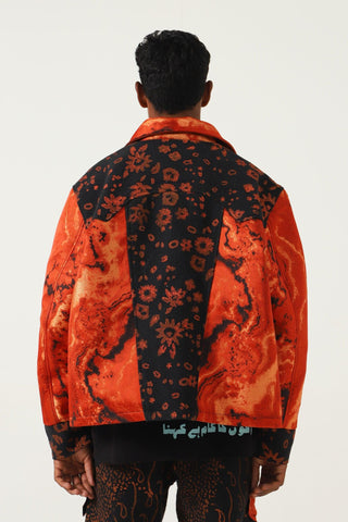 "IDENTITY" BLOCKPRINT JACKET - Rastah