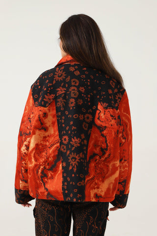 "IDENTITY" BLOCKPRINT JACKET - Rastah