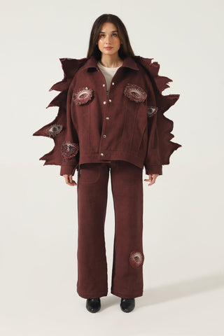 "MOTH" DENIM JACKET - Rastah