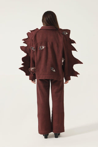 "MOTH" DENIM JACKET - Rastah