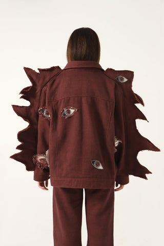 "MOTH" DENIM JACKET - Rastah