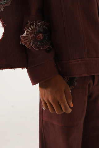 "MOTH" DENIM JACKET - Rastah