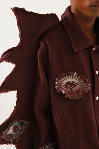 "MOTH" DENIM JACKET - Rastah