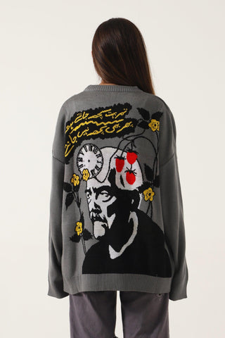 "BERGMAN" JAQUARD KNIT SWEATER - Rastah