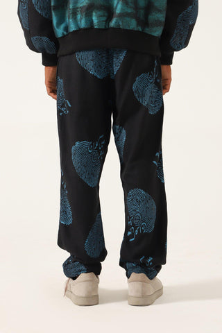 "WHO AM I" HAND PRINTED TROUSERS - Rastah