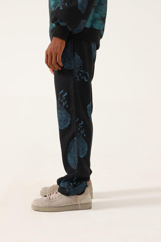 "WHO AM I" HAND PRINTED TROUSERS - Rastah