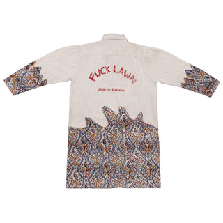 Fuck Lawn Block Print Kurta - Rastah