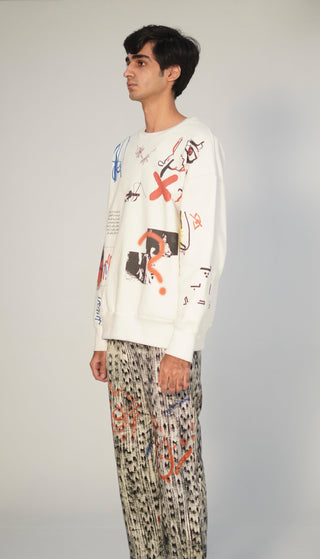 “SUBLIMINAL” Heavyweight Graffiti Sweatshirt - Rastah